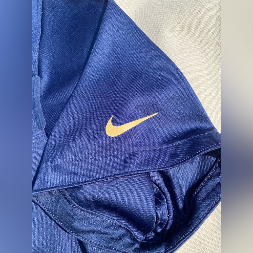 Nike x NFL Blue Gold St.Louis Rams Dri-Fit Short Sleeve Polo Shirt XL - Picture 3 of 11